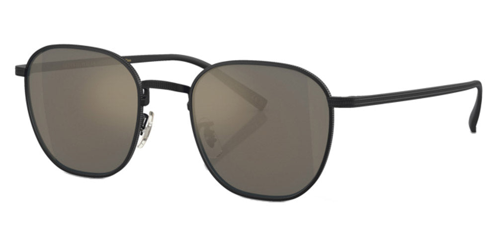 Oliver Peoples® Rynn OV1329ST 501739 - Matte Black / Gray Goldtone Sunglasses