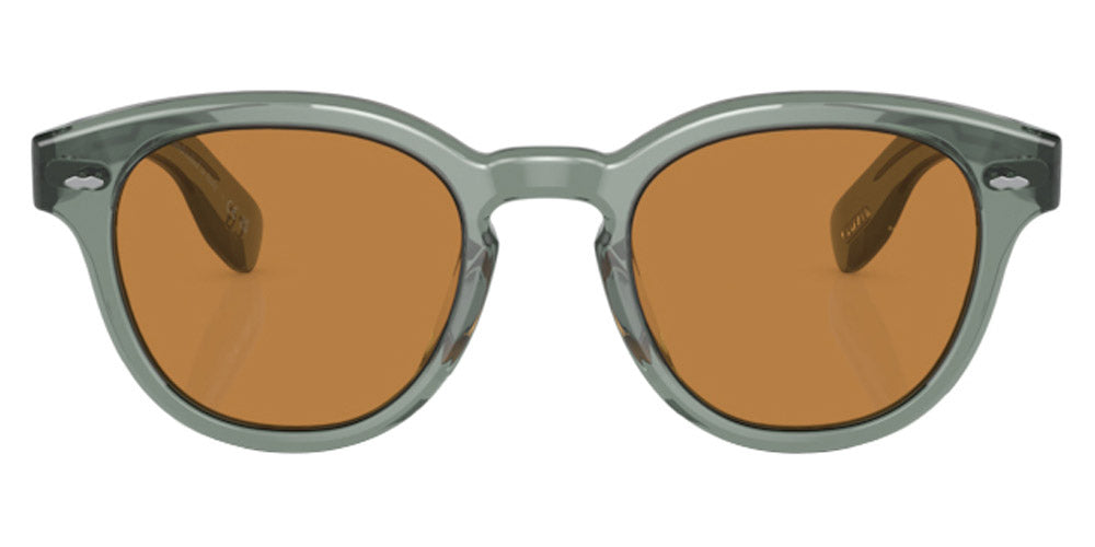 Oliver Peoples® Cary Grant Sun 178253 - Dusty aqua / Cognac Sunglasses