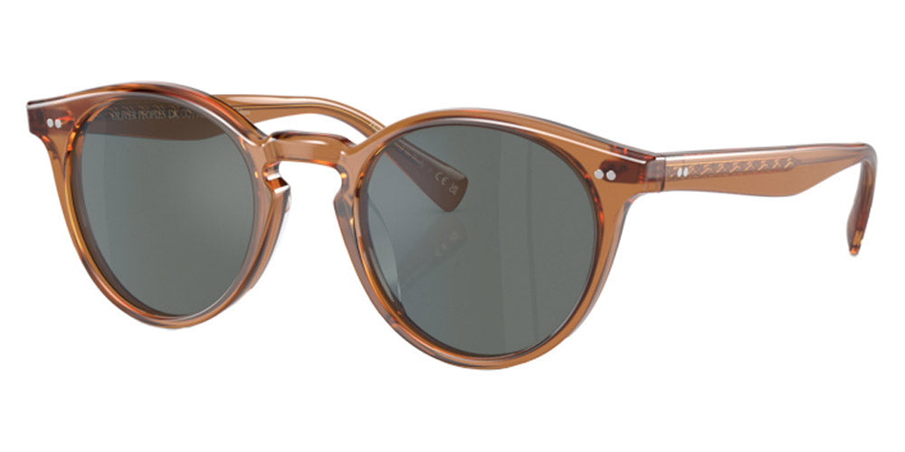 Oliver Peoples® Romare Sun OV5459SU 1783w5 50 - Espresso / Regal blue Sunglasses