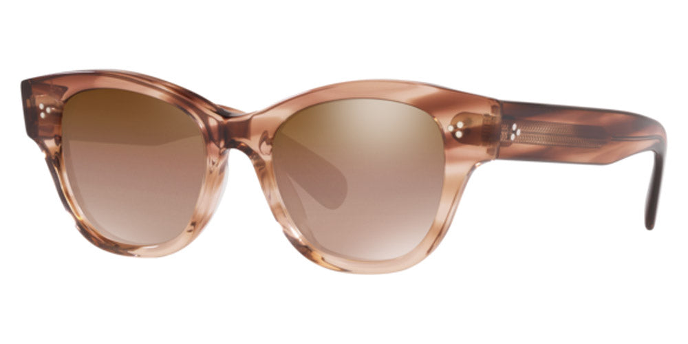 Oliver Peoples® Eadie OV5490SU 172642 51 - Washed Sunstone/Rose Quartz Gradient Mirror Sunglasses