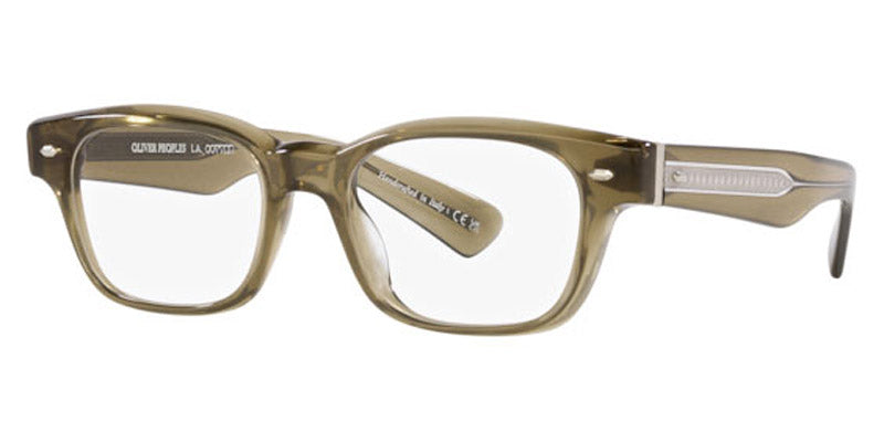 Oliver Peoples® Latimore OV5507U 1678 51 - Crystal/Dusty Olive/Demo Lens Eyeglasses