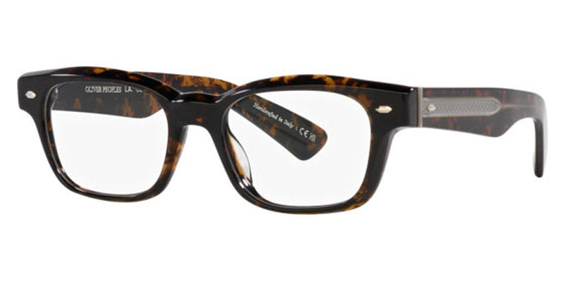 Oliver Peoples® Latimore OV5507U 1747 51 - Crystal/Walnut Tortoise/Demo Lens Eyeglasses