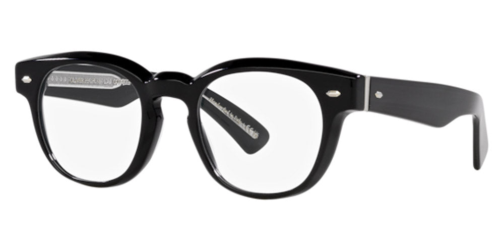 Oliver Peoples® Allenby OV5508U 1492 49 - Black/Crystal/Demo Lens Eyeglasses