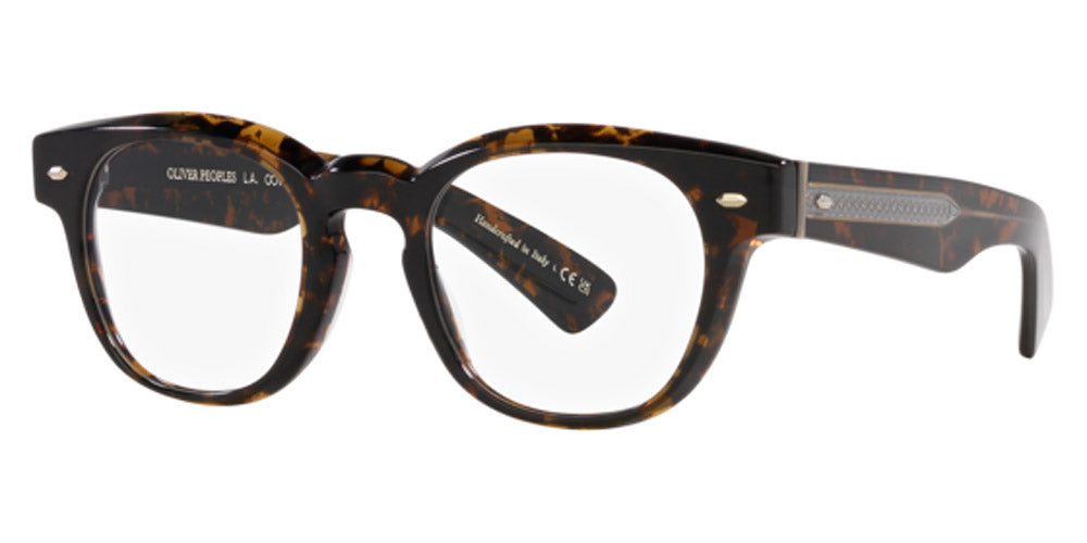 Oliver Peoples® Allenby OV5508U 1747 49 - Crystal/Walnut Tortoise/Demo Lens Eyeglasses