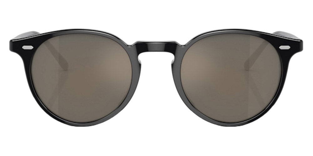 Oliver Peoples® N.02 Sun OV5529SU 177239 48 - Kuri Brown/Dark Brown / Gray Goldtone Mirrored Sunglasses