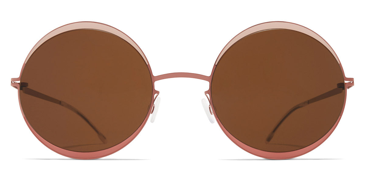 Mykita® IRIS MYK IRIS Purplebronze/Sand/Pink Clay / Brown Solid 53 - Purplebronze/Sand/Pink Clay / Brown Solid Sunglasses