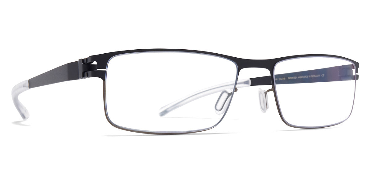 Mykita® CLIVE MYK CLIVE Shiny Graphite/Nearly Black 52 - Shiny Graphite/Nearly Black Eyeglasses