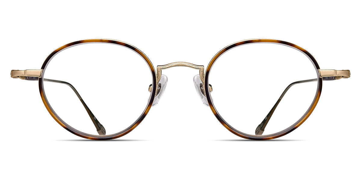 Matsuda® 10189H-I MTD 10189H-I Brushed Gold/Demi 45 - Brushed Gold / Demi Eyeglasses