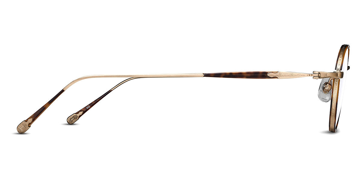 Matsuda® 10189H-I MTD 10189H-I Brushed Gold/Demi 45 - Brushed Gold / Demi Eyeglasses