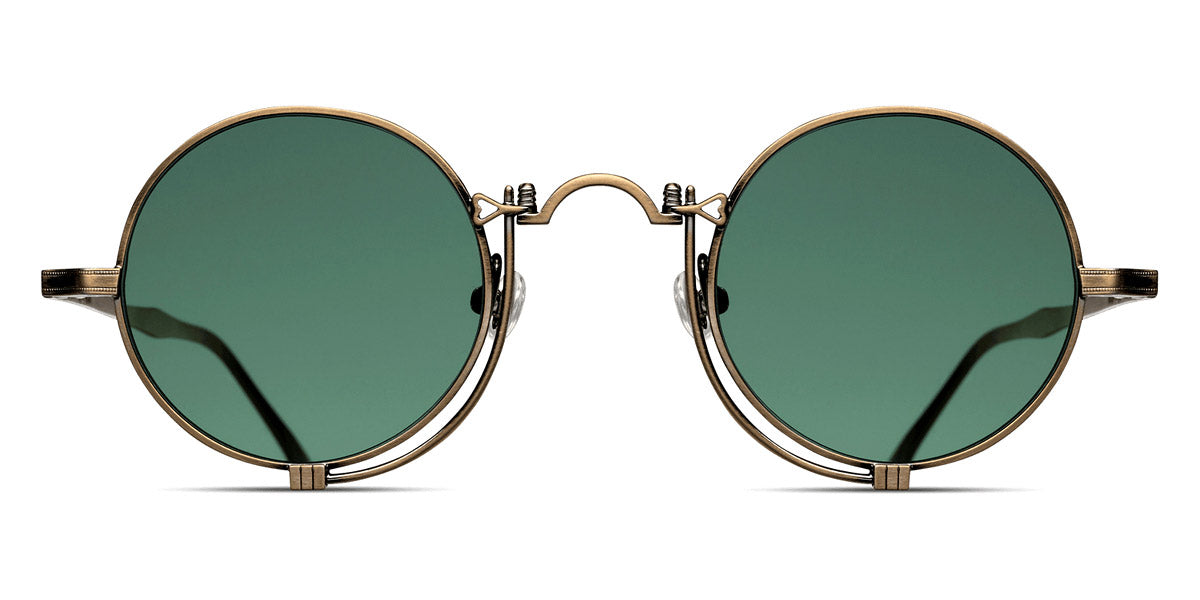 Matsuda® 10601H MTD 10601H Shiny Antique Gold/Sage Green 45 - Shiny Antique Gold / Sage Green Sunglasses