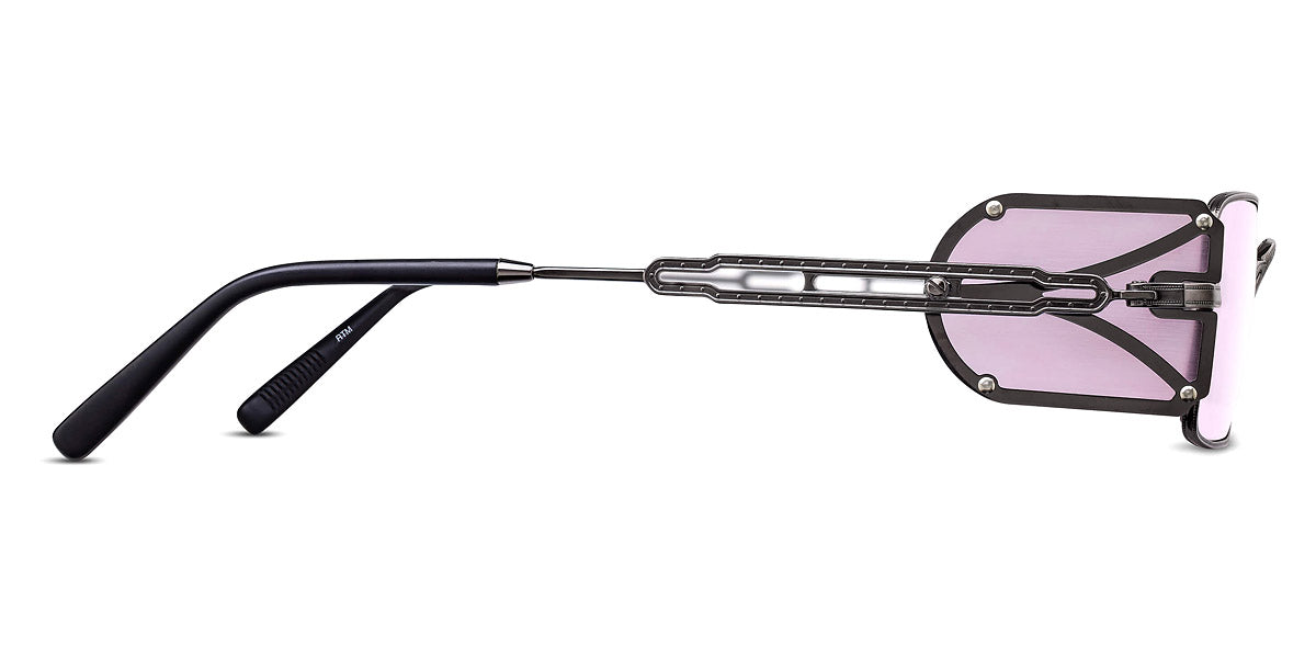 Matsuda® 10611H MTD 10611H Ruthenium/Café Violet 48 - Ruthenium / Café Violet Sunglasses