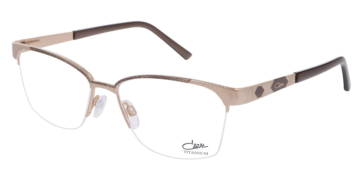 Cazal® 1258  CAZ 1258 004 55 - 004 Gold-Brown Eyeglasses