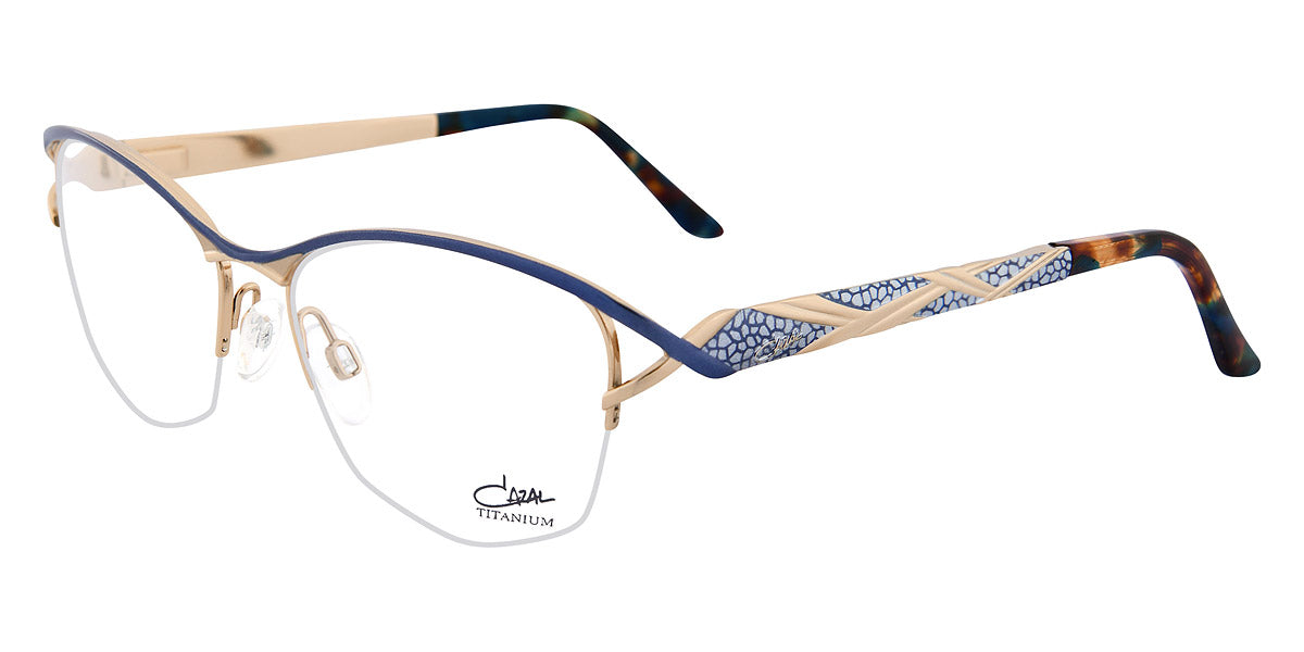 Cazal® 1276 CAZ 1276 001 53 - 001 Navy Blue-Gold Eyeglasses