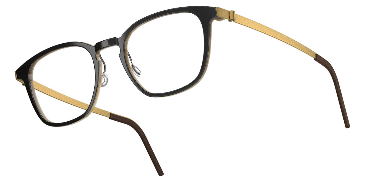 Lindberg® Buffalo Horn™ 1843 LIN BH 1843-H26-GT 49 - H26-GT Eyeglasses