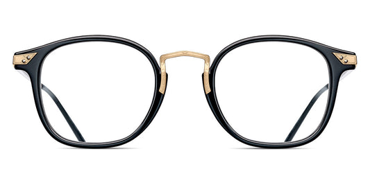 Matsuda® 2808H MTD 2808H Black/Brushed Gold 45 - Black / Brushed Gold Eyeglasses