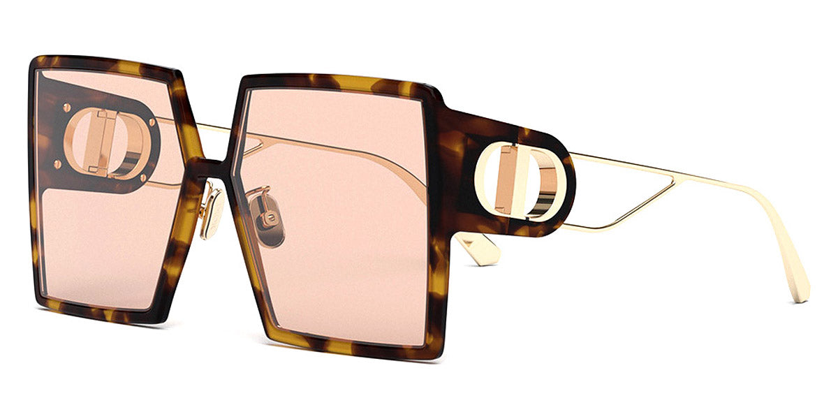 Dior® 30 Montaigne SU D 30MTSUR 26L0 58 - Shiny Yellow Havana Sunglasses