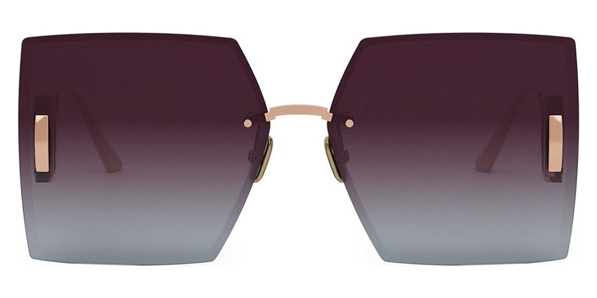 Dior® 30Montaigne S7U - Matte Clear Gold/Lenses Gradient Bordeaux E0G2 Sunglasses