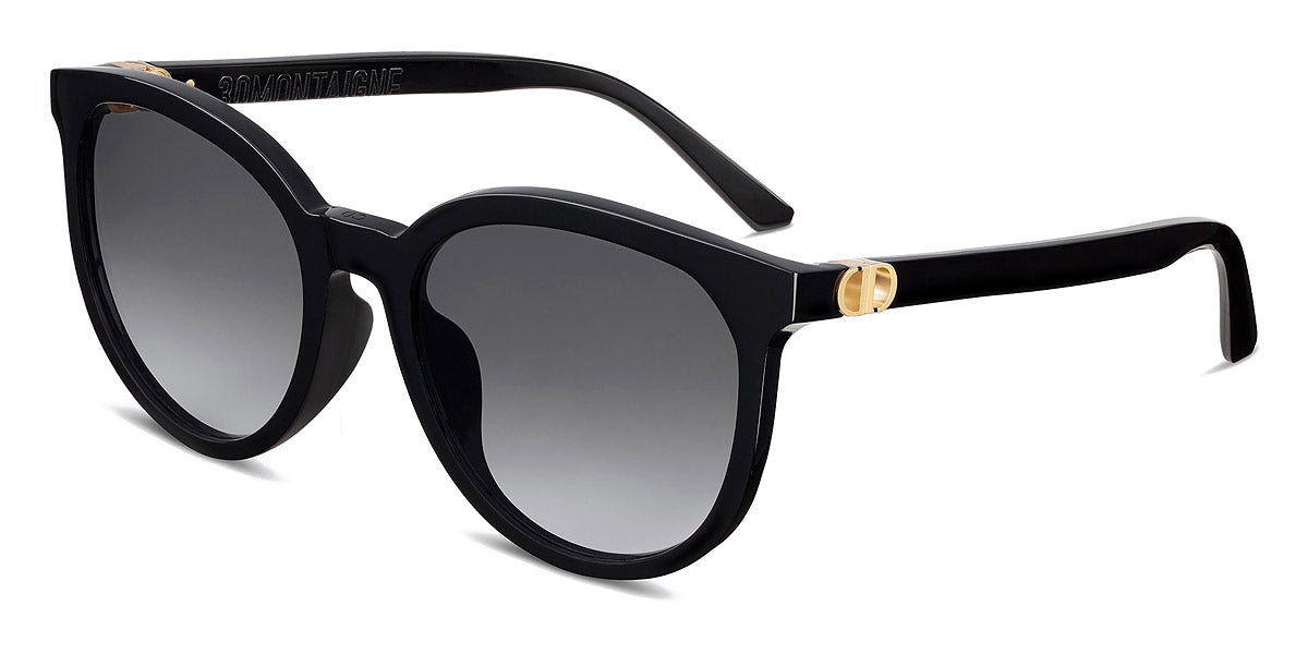 Dior® 30Montaigne Mini R2F D 30MNR2FR 10A1 57 - Black Sunglasses