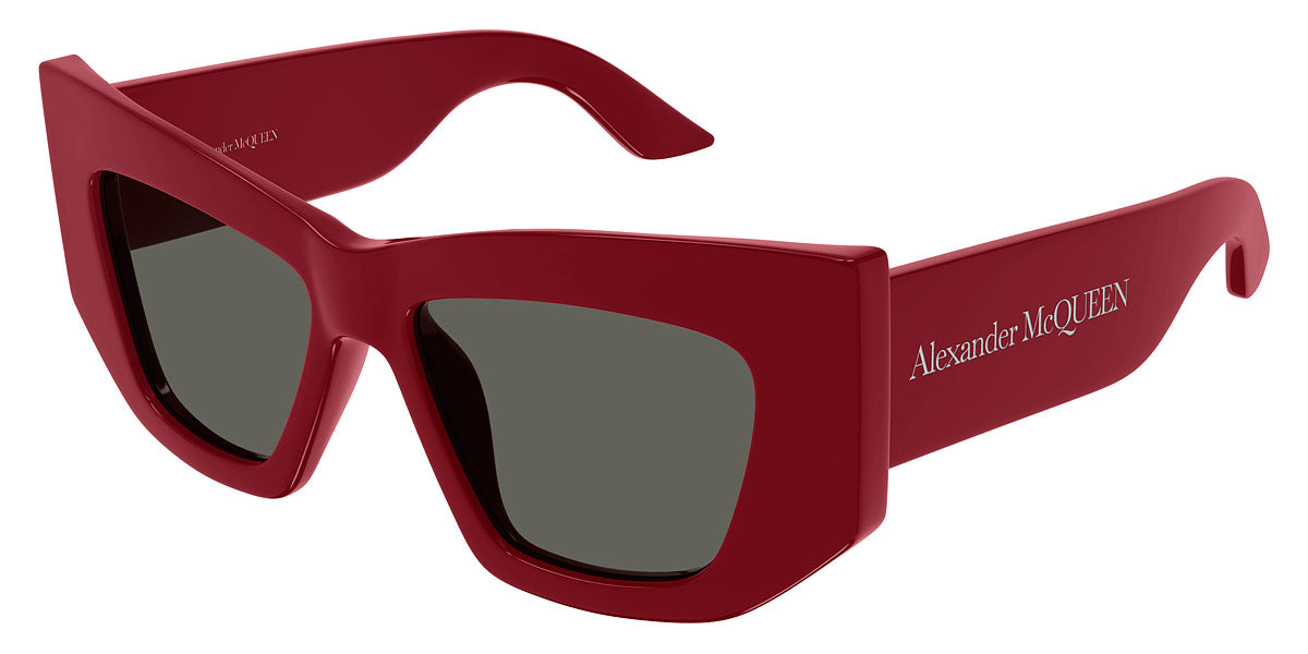 Alexander McQueen® AM0448S AM AM0448S 003 53 -  Red / Gray Sunglasses