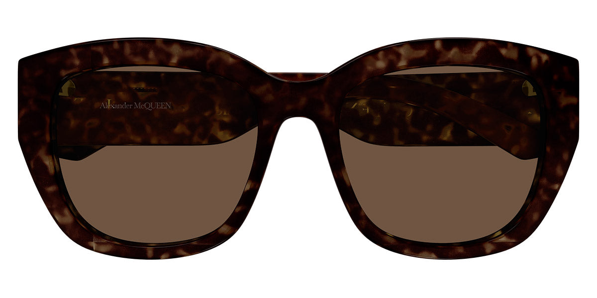 Alexander McQueen® AM0451SA AM AM0451SA-002 -  Havana Sunglasses