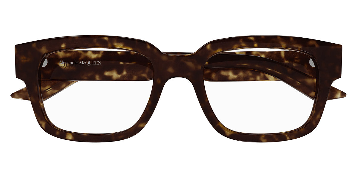 Alexander McQueen® AM0454O AM AM0454O 002 52 -  Havana Eyeglasses