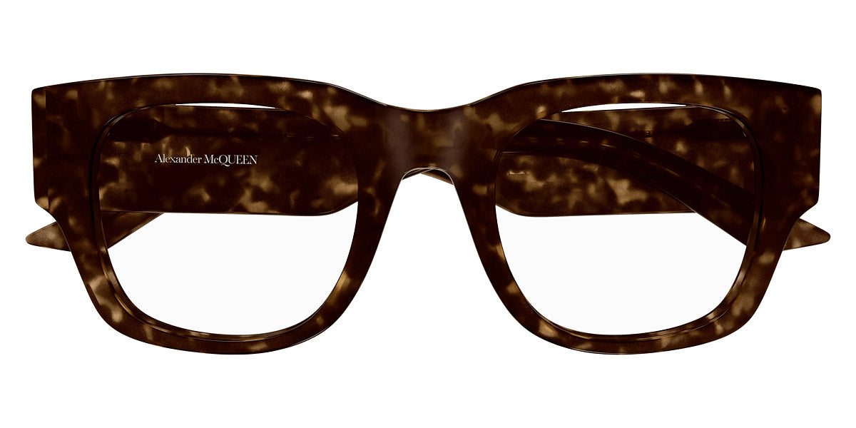 Alexander McQueen® AM0455O AM AM0455O 002 50 -  Havana Eyeglasses