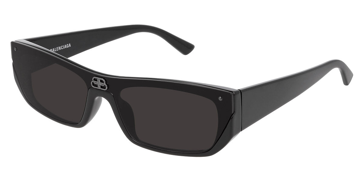 Balenciaga® BB0080S BB0080S 001 99 - Black / Gray Sunglasses