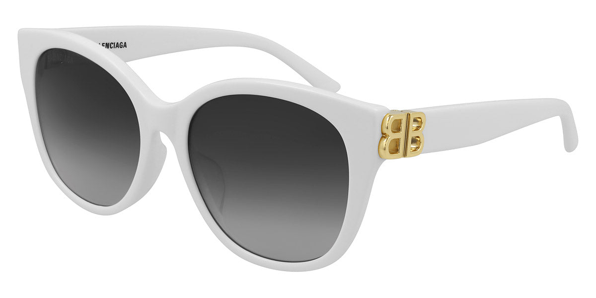 Balenciaga® BB0103SA BB0103SA 006 57 - White / Gold Sunglasses