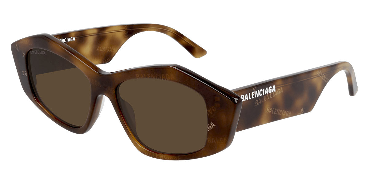 Balenciaga® BB0106S BB0106S 002 52 - Havana / Brown 002 Sunglasses