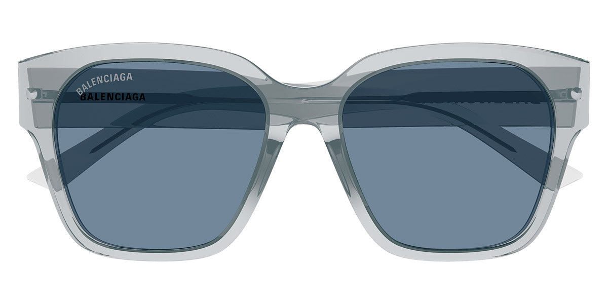 Balenciaga® BB0215SA BB0215SA 004 56 - Gray / Blue Sunglasses