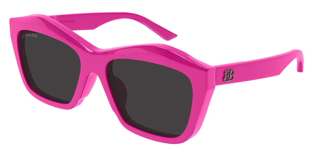 Balenciaga® BB0216S BB0216S 003 57 - Fuchsia / Gray Sunglasses