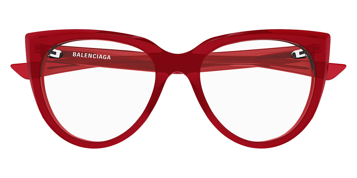 Balenciaga® BB0218O BB0218O 004 53 - Red Eyeglasses