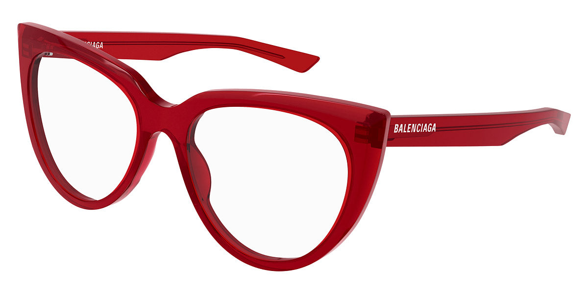 Balenciaga® BB0218O BB0218O 004 53 - Red Eyeglasses