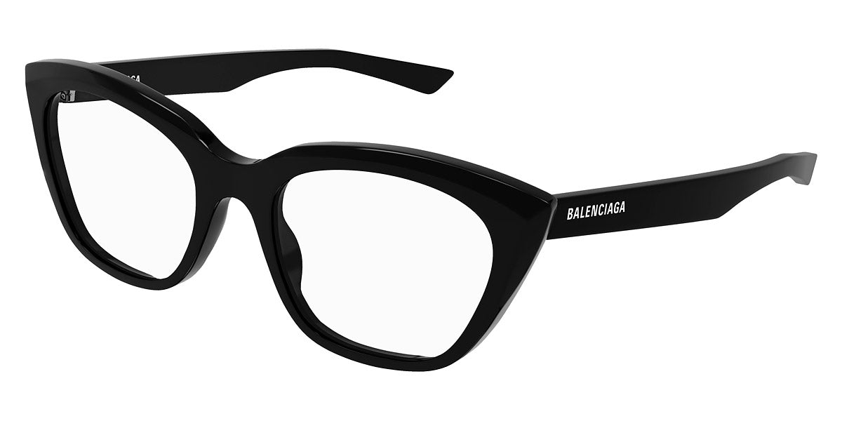 Balenciaga® BB0219O BB0219O 001 51 - Black Eyeglasses