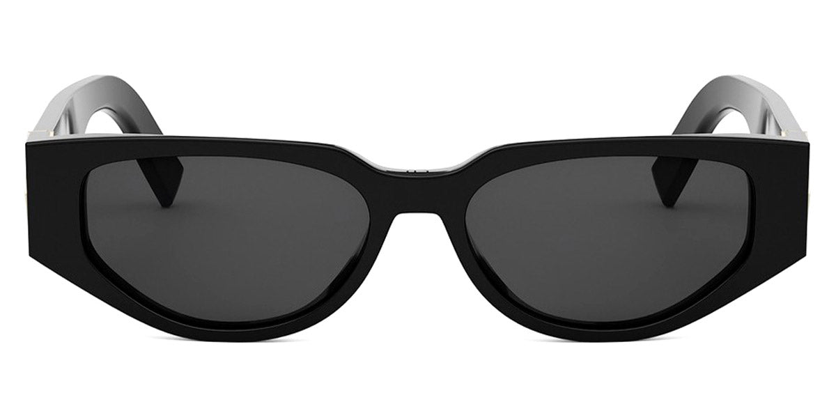 Dior® CD DIAMOND S7I - Shiny Black/Lenses Smoke Organic 10A0 Sunglasses