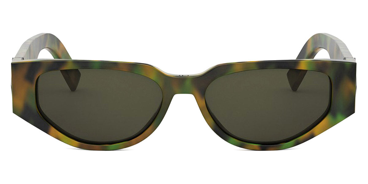 Dior® CD DIAMOND S7I - Shiny Coloured Havana/Lenses Green Organic 27C0 Sunglasses