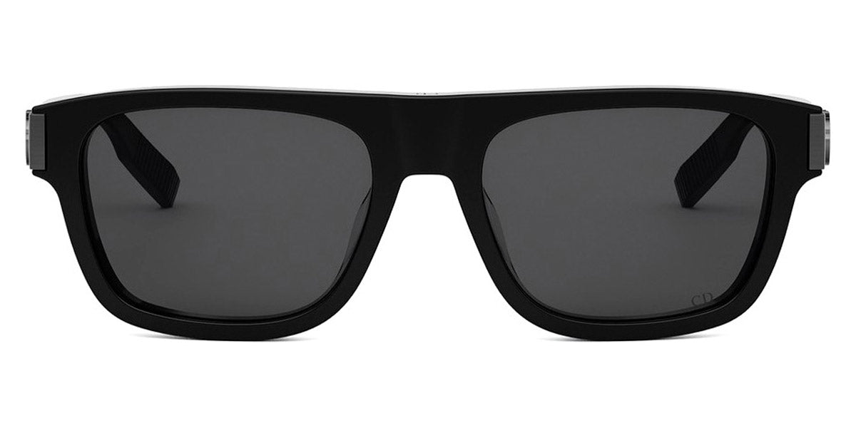 Dior® CD ICON R1U - Matte Black/Lenses Green Organic I6C0 Sunglasses