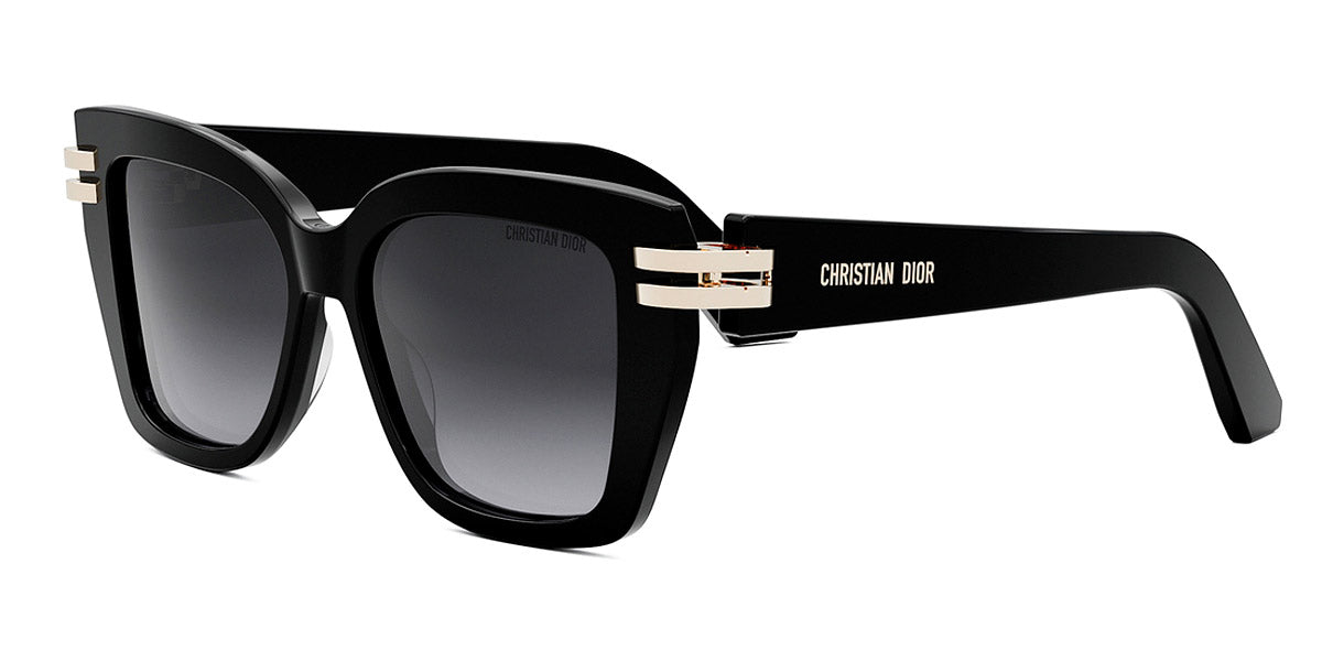 Dior® CDior S1I CD CDIOR S1I 10A1 52 - Shiny Black 10A1 Sunglasses