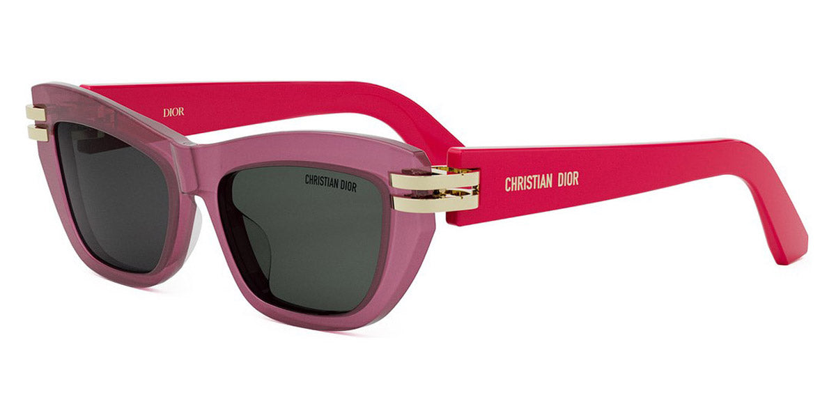 Dior® CDior B2U - 73A0 Shiny Fuchsia / Smoke Sunglasses