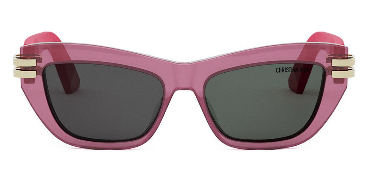 Dior® CDior B2U - 73A0 Shiny Fuchsia / Smoke Sunglasses