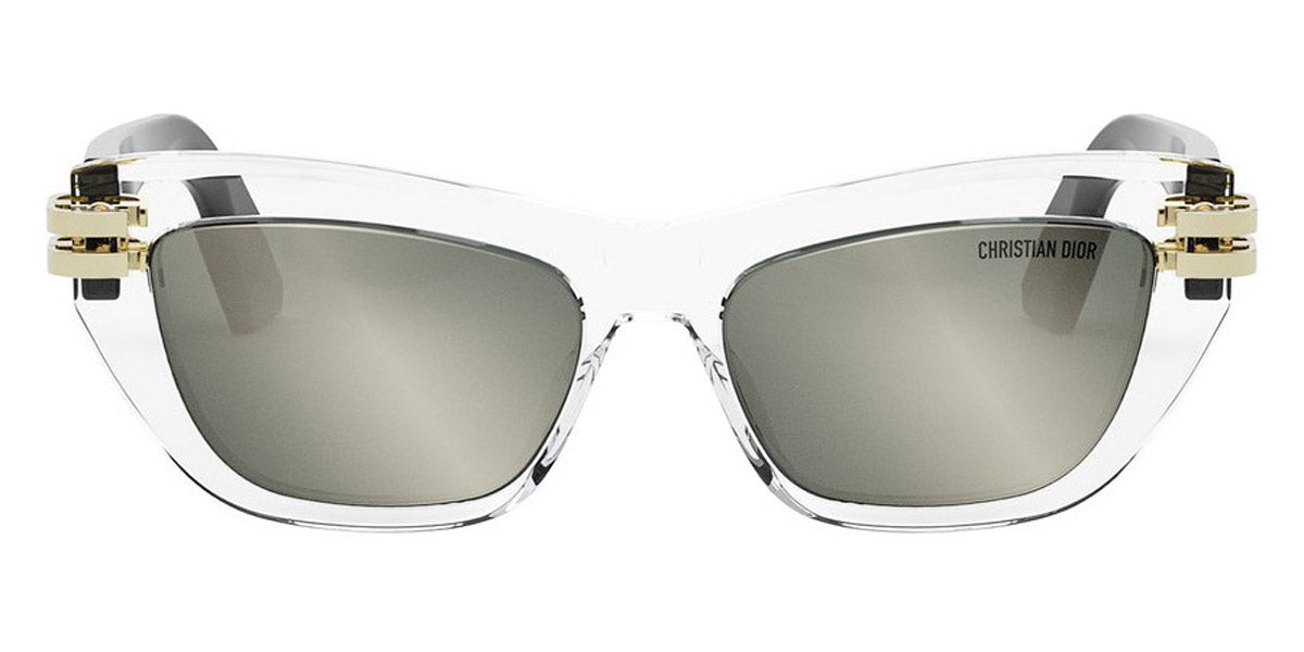 Dior® CDior B2U - 89A4 Matte Crystal / Smoke Mirror Sunglasses