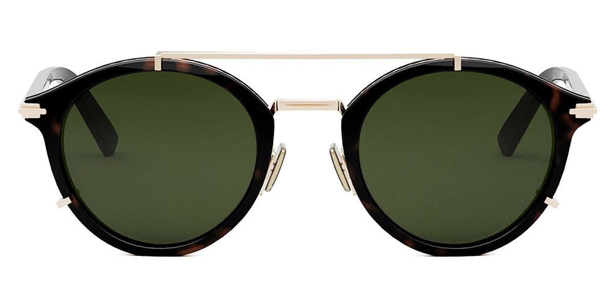 Dior® Diorblacksuit R7U CD DIORBLKSUIT R7U 22C0 50 - Shiny Dark Havana Lenses  Green  Mineral 22C0 Sunglasses