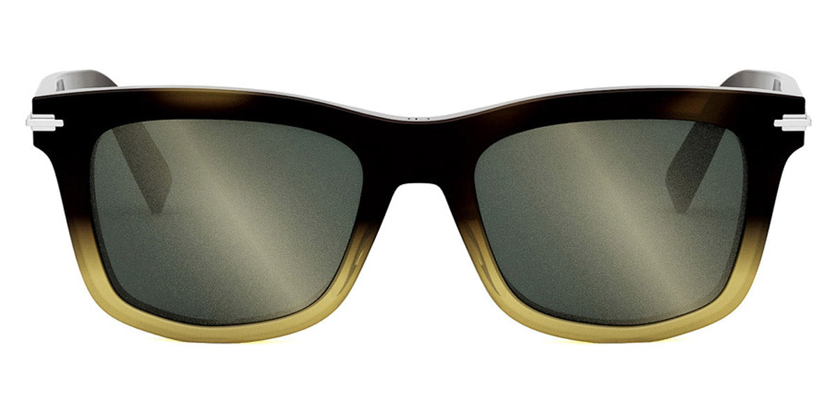 Dior® DIORBLACKSUIT S11I - Shiny Havana/Lenses Smoke Mirror Organic 27A7 Sunglasses