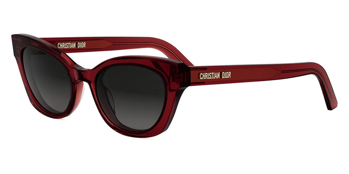 Dior® DIORMIDNIGHT B2I - Shiny Red/Lenses Gradient Smoke Organic 35A1 Sunglasses