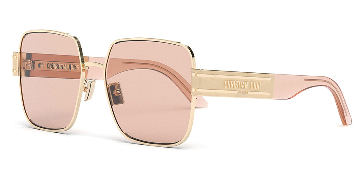 Dior® DiorSignature S4U CD DIORSGNT S4U B0L0 - Shiny Gold Lenses  Nude Organic B0L0 Sunglasses