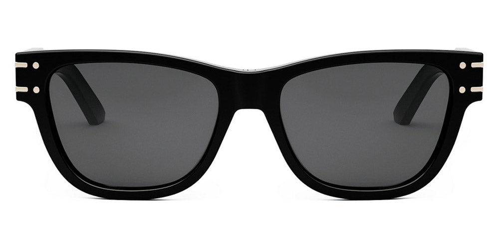 Dior® DiorSignature S6U - 10A0 Shiny Black / Smoke Sunglasses