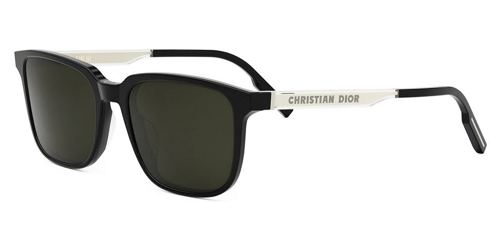 Dior® DiorTag SU - 10C0 Black / Green Sunglasses