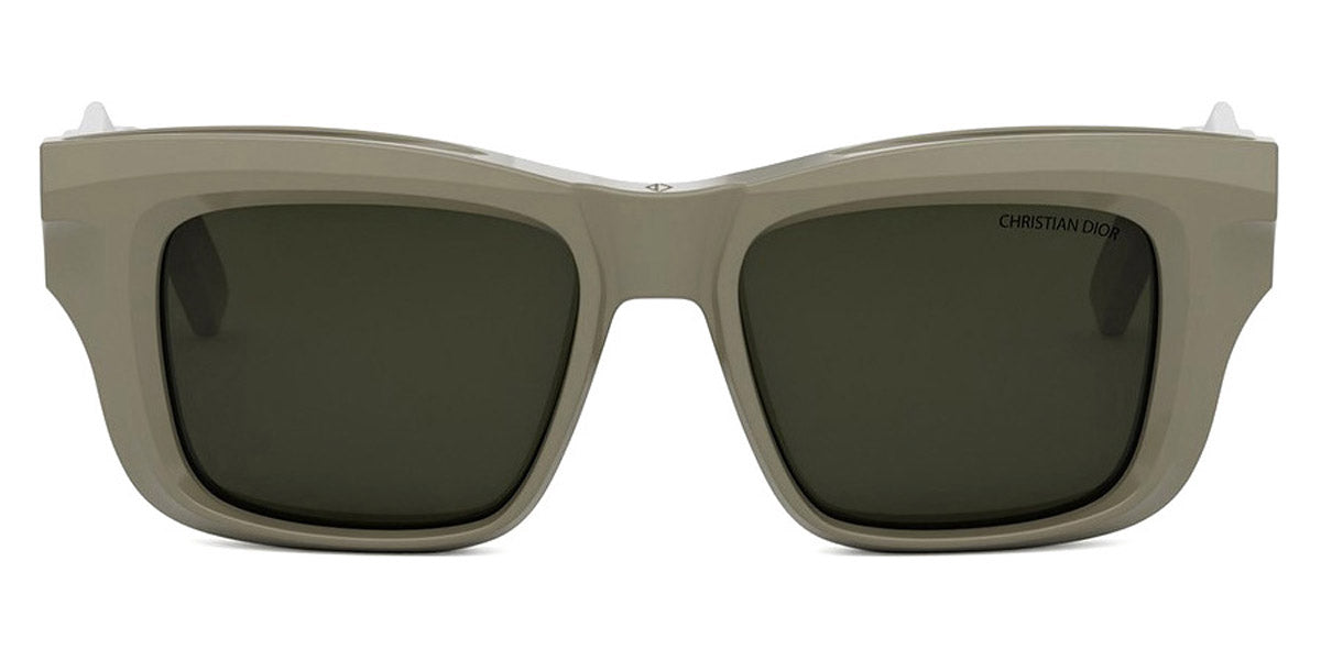 Dior® DIORXPLORER S2I - Shiny Transparent Khaki/Lenses Green Organic 78C0 Sunglasses