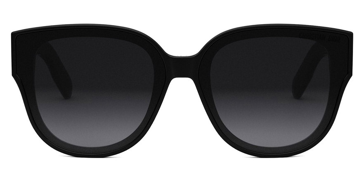 Dior® LADY 95.22 R3I - Shiny Black/Lenses Smoke Organic 10A1  Sunglasses