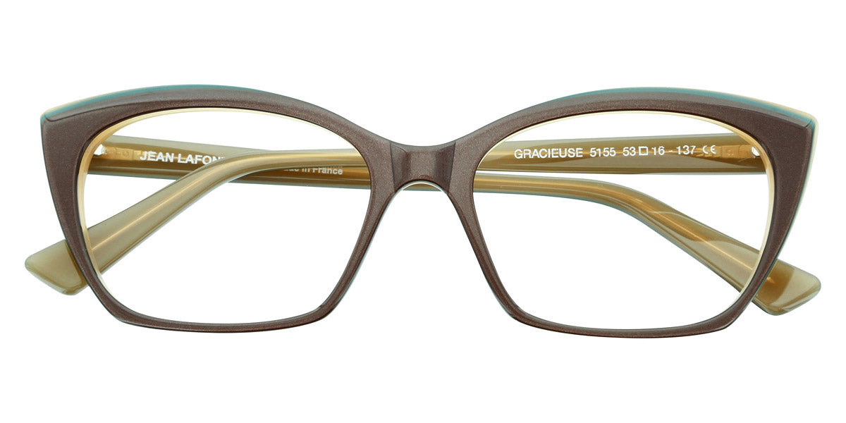 Lafont® Gracieuse LAF GRACIEUSE 5155 53 - Brown 5155 Eyeglasses